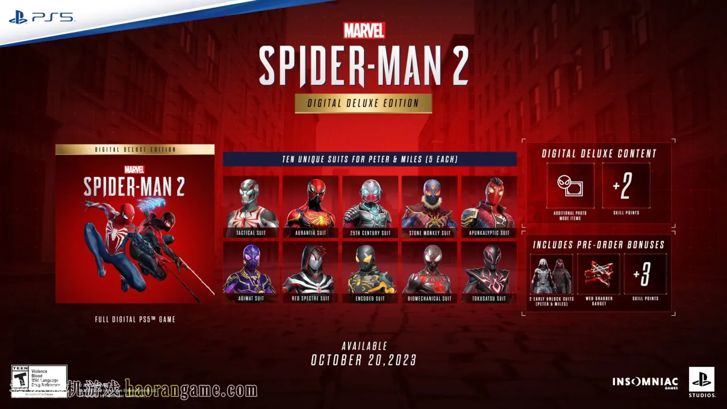 《漫威蜘蛛侠2 Marvel’s Spider-Man 2》-浩然单机游戏 | haorangame.com