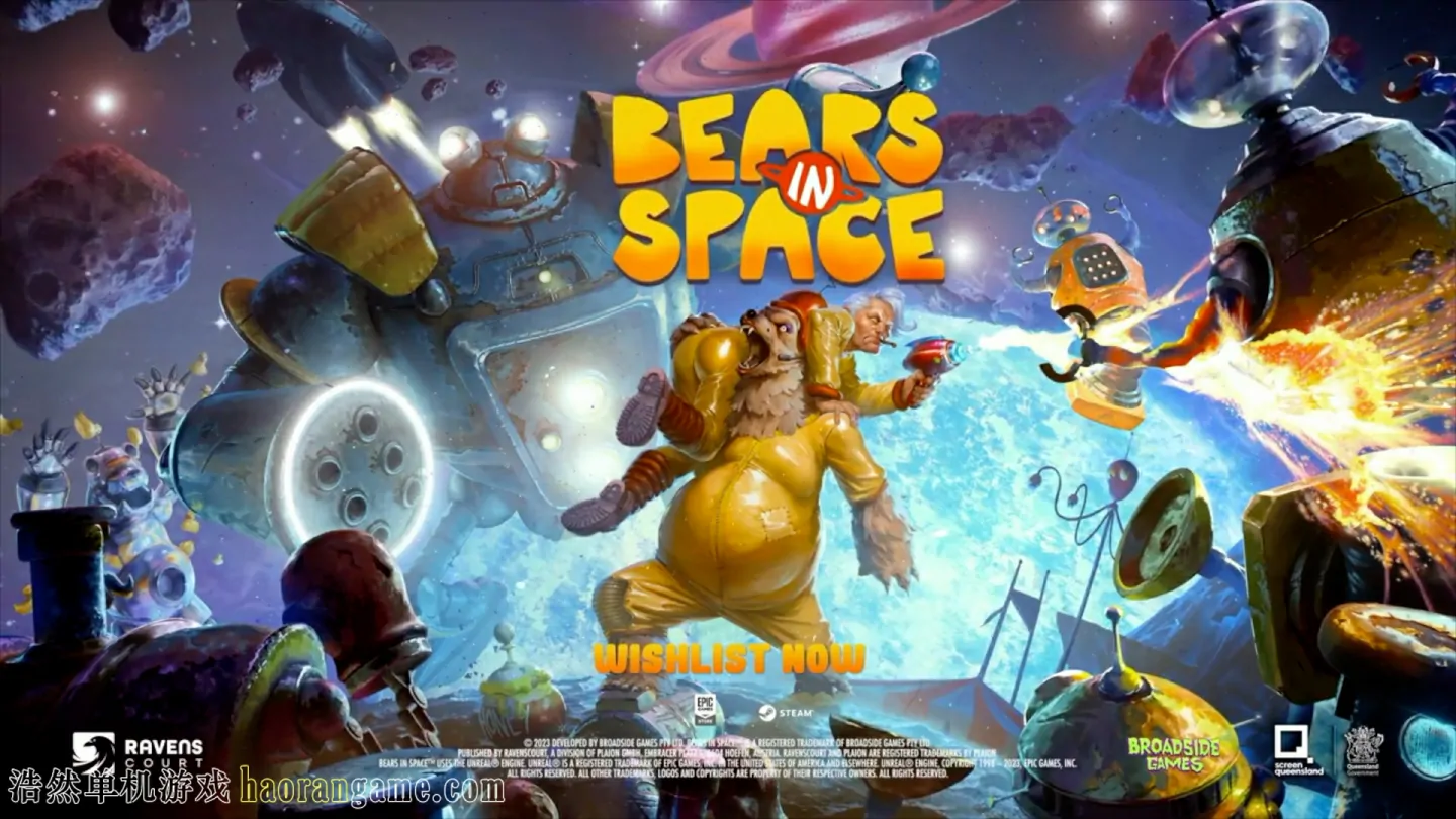 《太空熊 Bears In Space》-浩然单机游戏 | haorangame.com