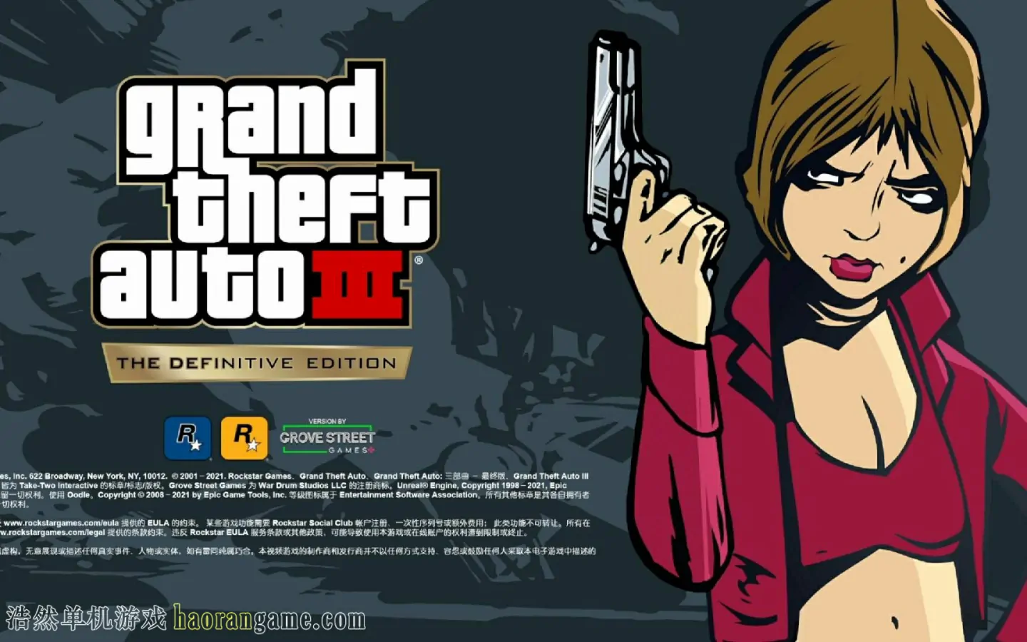 《侠盗猎车手3重制版 Grand Theft Auto III - Definitive Edition》-浩然单机游戏 | haorangame.com