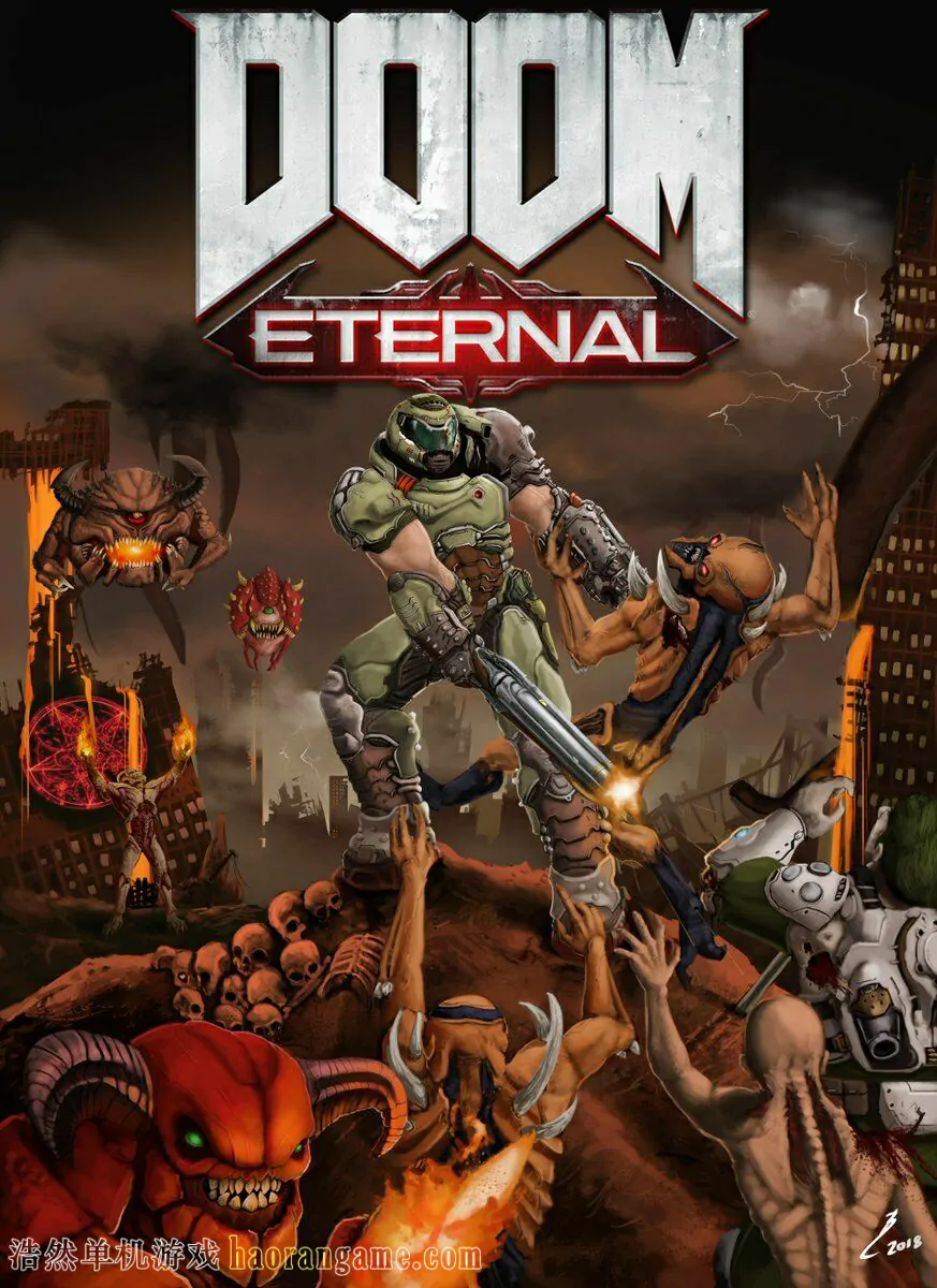 《毁灭战士：永恒 DOOM Eternal》官方中文版+修改器|存档