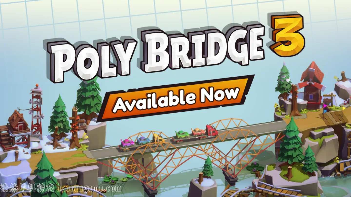 《桥梁建筑师3 Poly Bridge 3》官方中文版