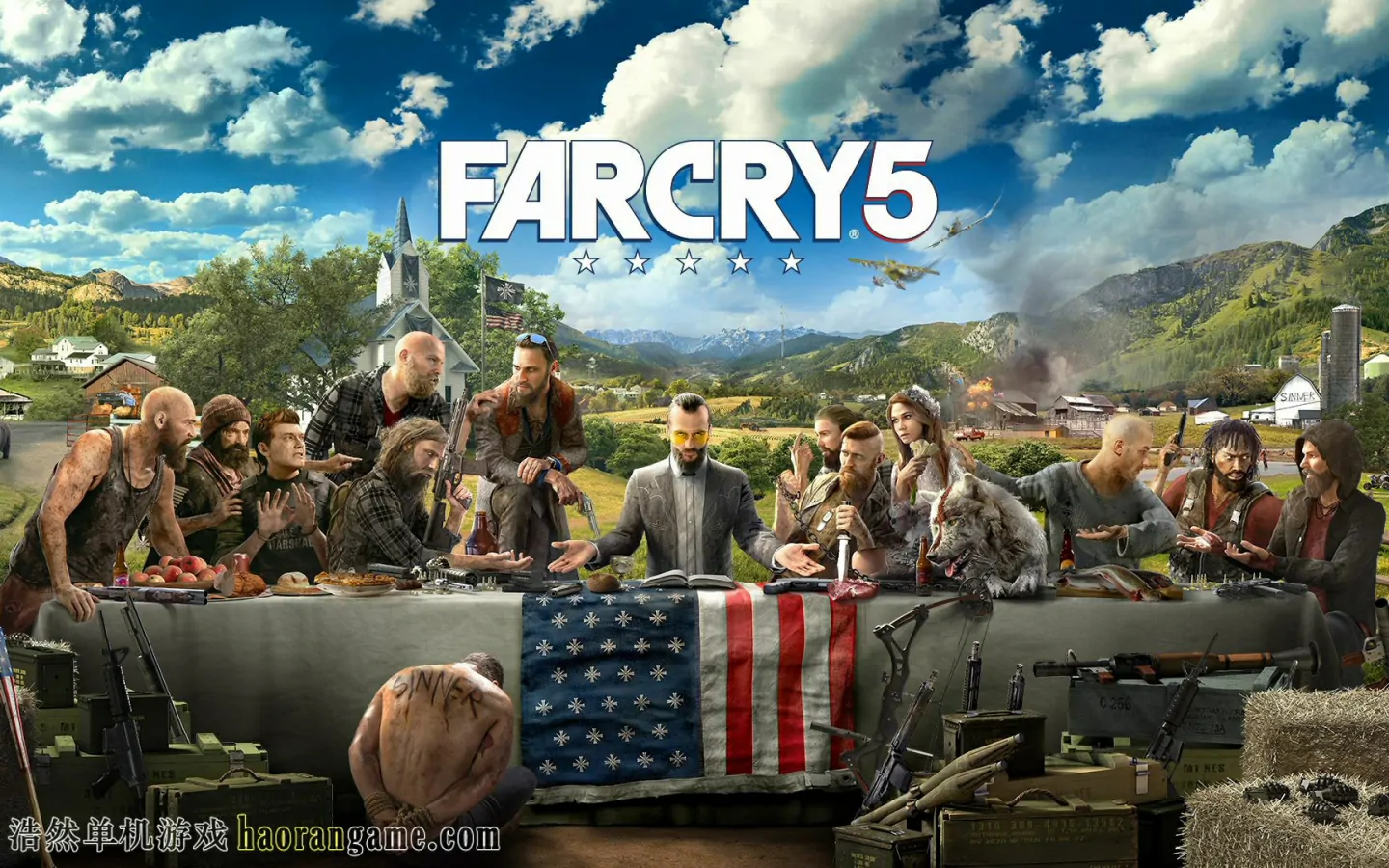 《孤岛惊魂5 Far Cry 5》官方中文版+附历代合集